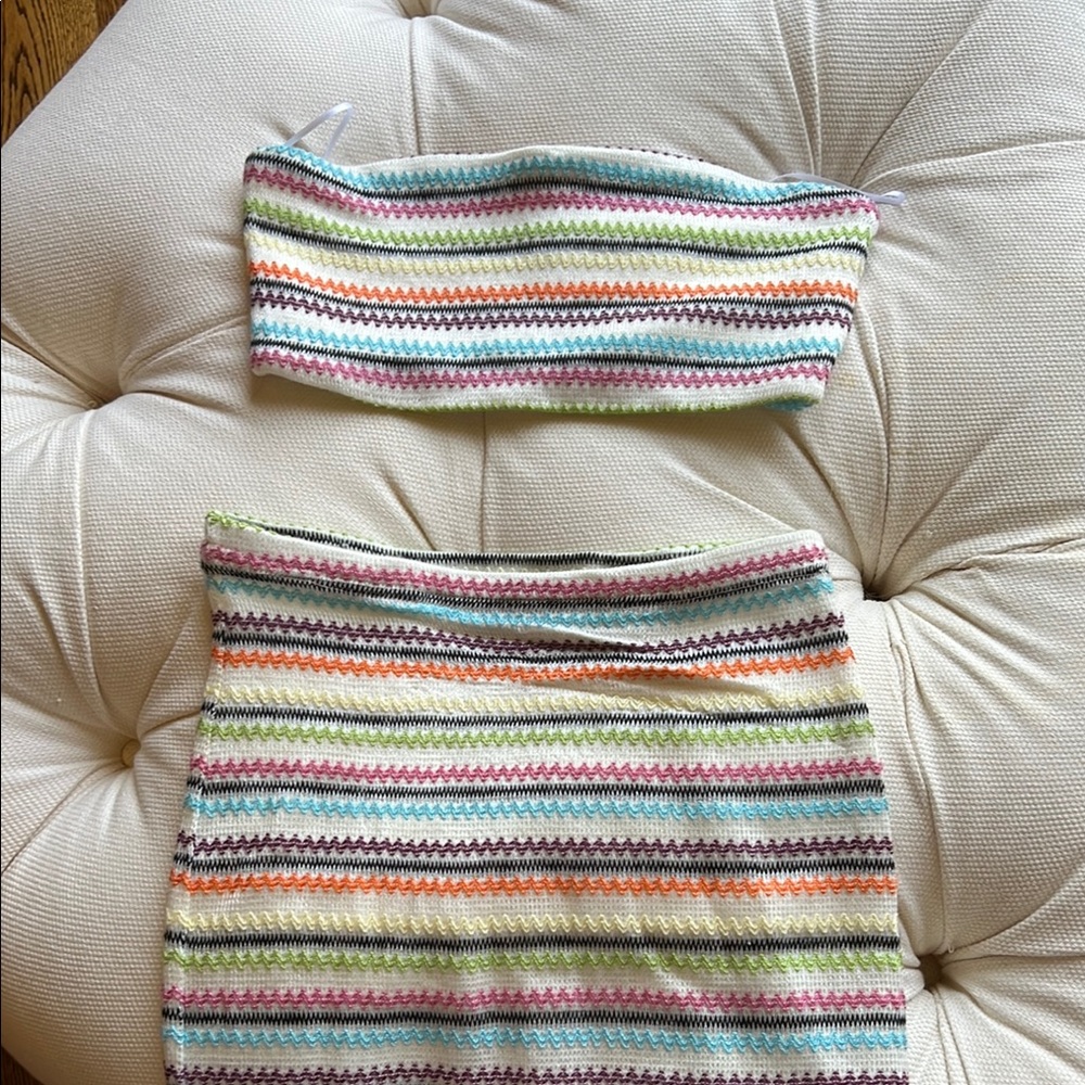 Princess Polly Striped Skirt/top combo